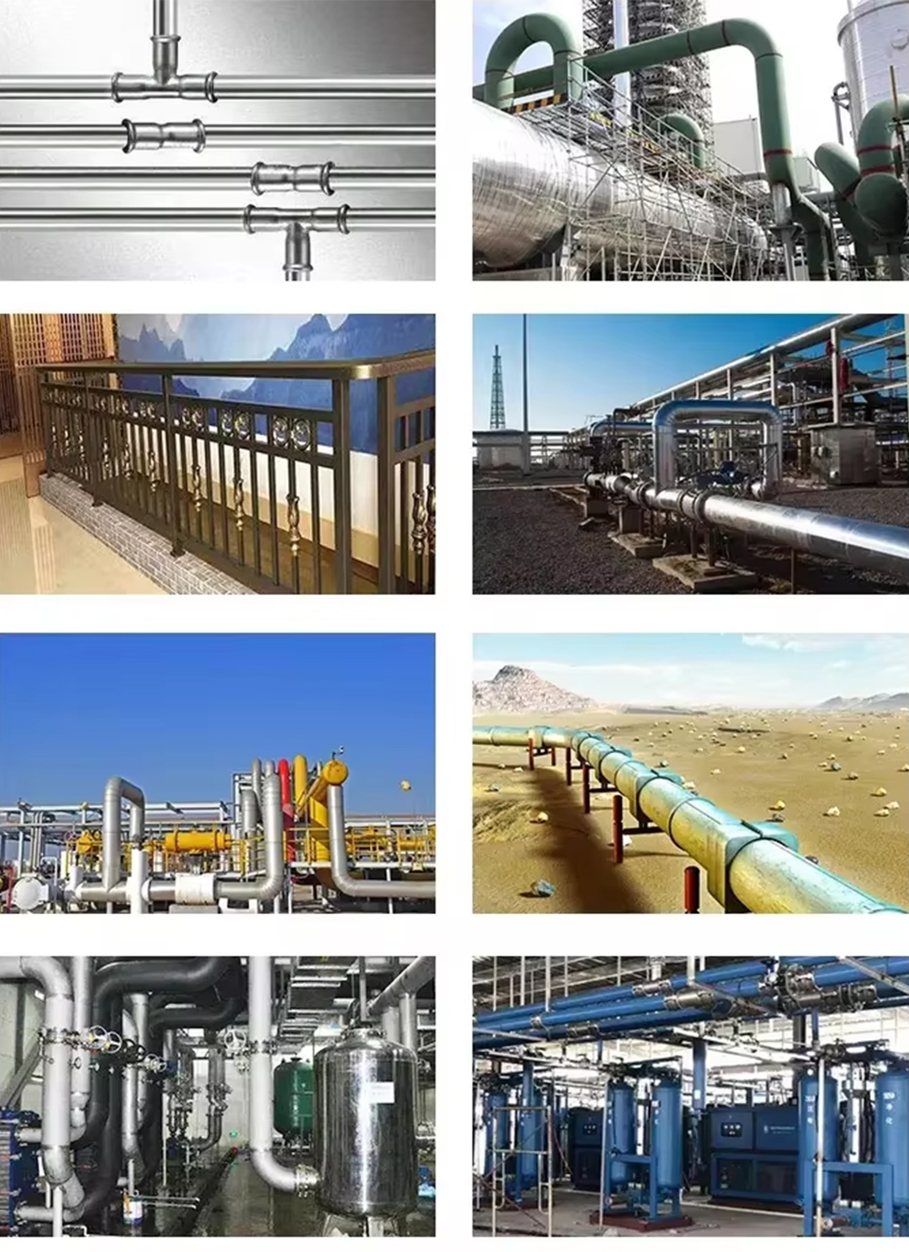 Applicazioni industriali di tubi in acciaio senza saldatura